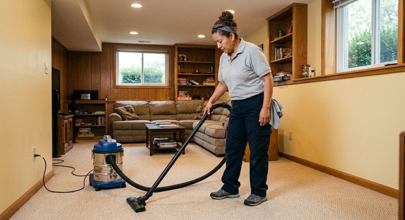 Basement Vacuuming in Renton, WA